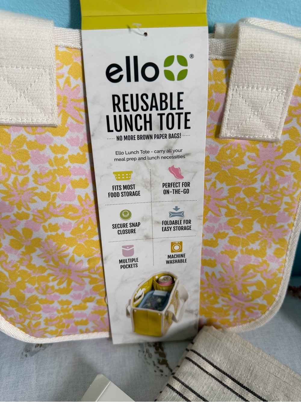Ello Reusable Lunch Tote & Kitchen Utensils Bundle - Picture 7 of 8